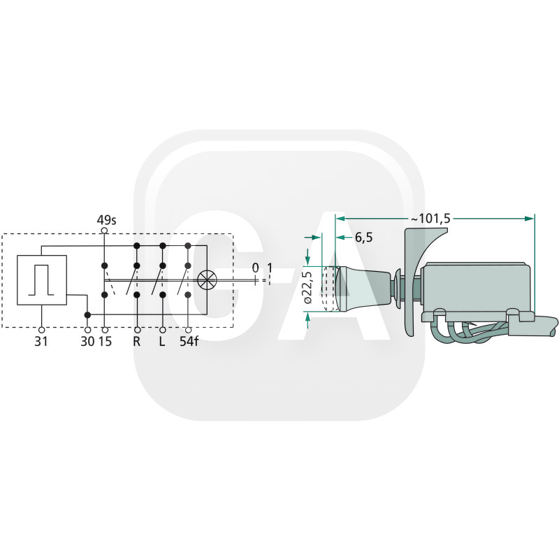 Interrupteur tirette